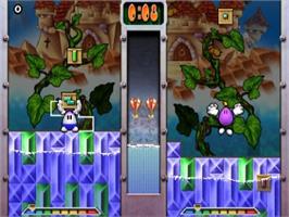 In game image of Eggo Mania on the Nintendo GameCube.