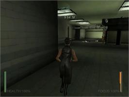 In game image of Enter The Matrix on the Nintendo GameCube.