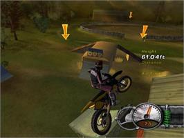 In game image of Freestyle Metal X on the Nintendo GameCube.
