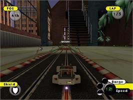 In game image of Grooverider - Slot Car Thunder on the Nintendo GameCube.