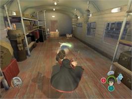 In game image of Harry Potter and the Prisoner of Azkaban on the Nintendo GameCube.