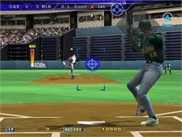 In game image of Home Run King on the Nintendo GameCube.