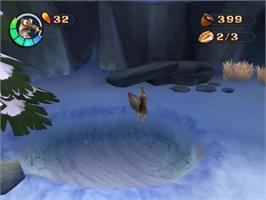 In game image of Ice Age 2 - The Meltdown on the Nintendo GameCube.