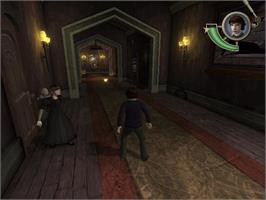 In game image of Lemony Snicket's A Series of Unfortunate Events on the Nintendo GameCube.