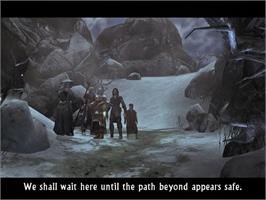 In game image of Lord Of The Rings The Two Towers on the Nintendo GameCube.