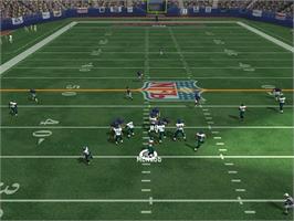 In game image of Madden Nfl 06 on the Nintendo GameCube.