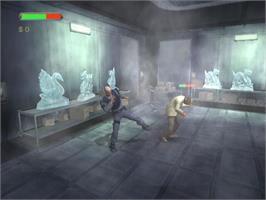 In game image of Minority Report: Everybody Runs on the Nintendo GameCube.