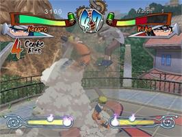 In game image of Naruto: Clash of Ninja 2 on the Nintendo GameCube.