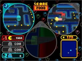 In game image of Pac-Man Vs./Pac-Man World 2 on the Nintendo GameCube.