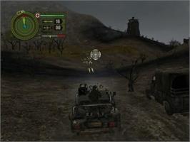In game image of Reign Of Fire on the Nintendo GameCube.