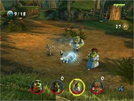 In game image of Shrek 2 on the Nintendo GameCube.