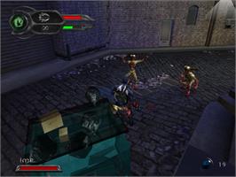 In game image of Spawn Armageddon on the Nintendo GameCube.
