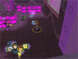 In game image of SpongeBob SquarePants and Friends - Unite! on the Nintendo GameCube.