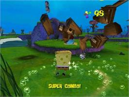 In game image of Spongebob Squarepants - Battle For Bikini Bottom on the Nintendo GameCube.