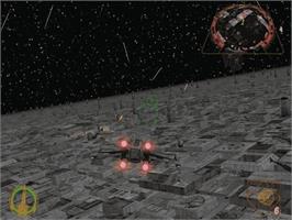 In game image of Star Wars - Rogue Squadron 2 - Rogue Leader on the Nintendo GameCube.