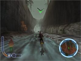 In game image of Star Wars - The Clone Wars on the Nintendo GameCube.