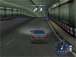 In game image of Taxi 3 on the Nintendo GameCube.