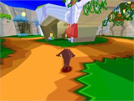 In game image of Taz Wanted on the Nintendo GameCube.