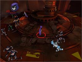 In game image of Teen Titans on the Nintendo GameCube.