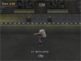 In game image of Tony Hawk's Pro Skater 3 on the Nintendo GameCube.