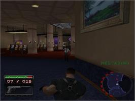 In game image of Trigger Man on the Nintendo GameCube.