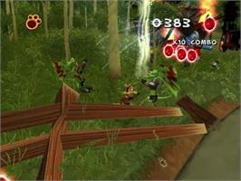 In game image of Ty the Tasmanian Tiger 2: Bush Rescue on the Nintendo GameCube.