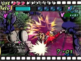 In game image of Viewtiful Joe: Red Hot Rumble on the Nintendo GameCube.