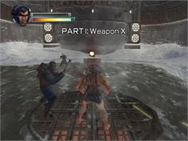 In game image of X-men 2 - Wolverine's Revenge on the Nintendo GameCube.