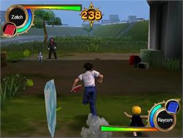 In game image of Zatchbell! - Mamodo Fury on the Nintendo GameCube.