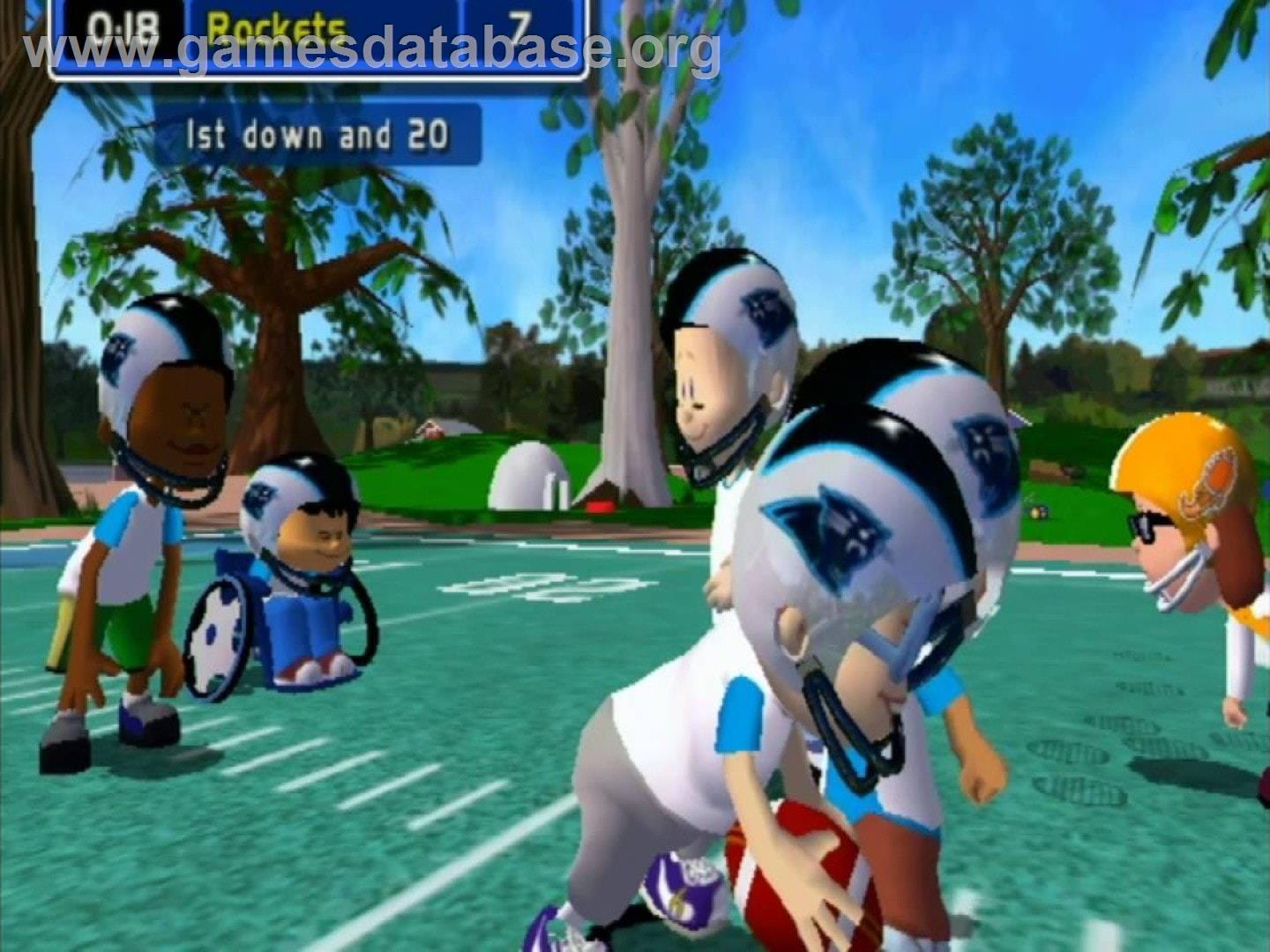 Backyard Football - Nintendo GameCube - Artwork - In Game