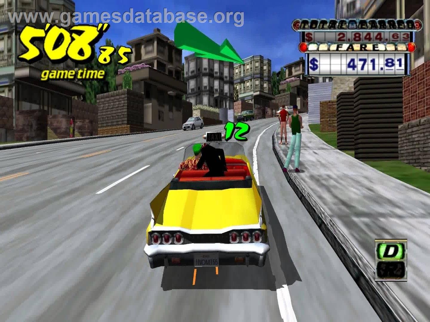 Crazy Taxi - Nintendo GameCube - Artwork - In Game