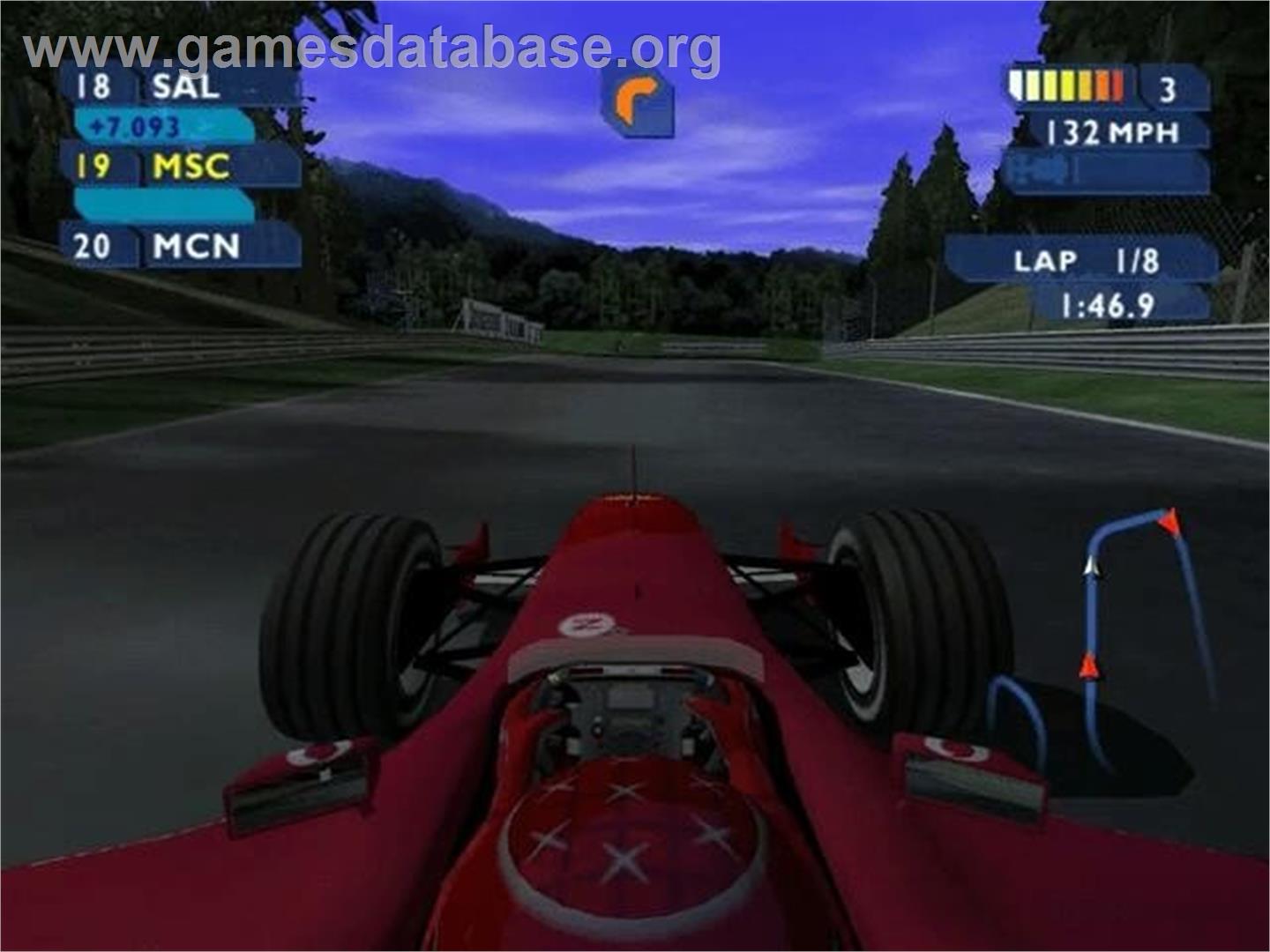 F1 Career Challenge - Nintendo GameCube - Artwork - In Game