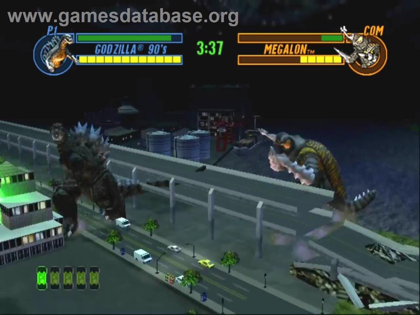 Godzilla: Destroy All Monsters Melee - Nintendo GameCube - Artwork - In Game