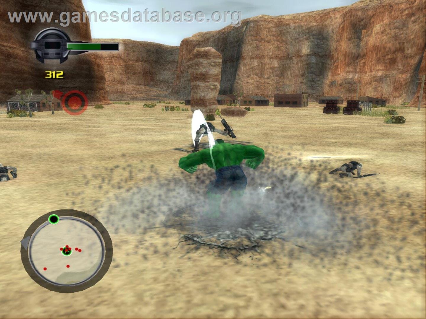 Incredible Hulk - Ultimate Destruction, The - Nintendo GameCube - Artwork - In Game