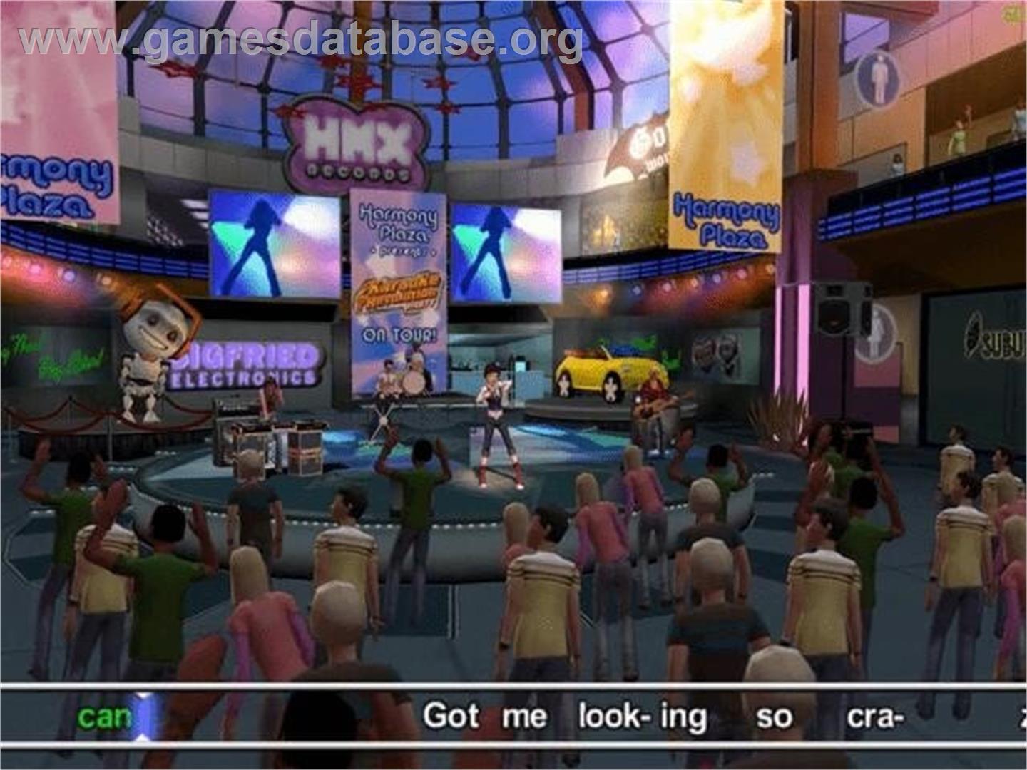 Karaoke Revolution Party - Nintendo GameCube - Artwork - In Game