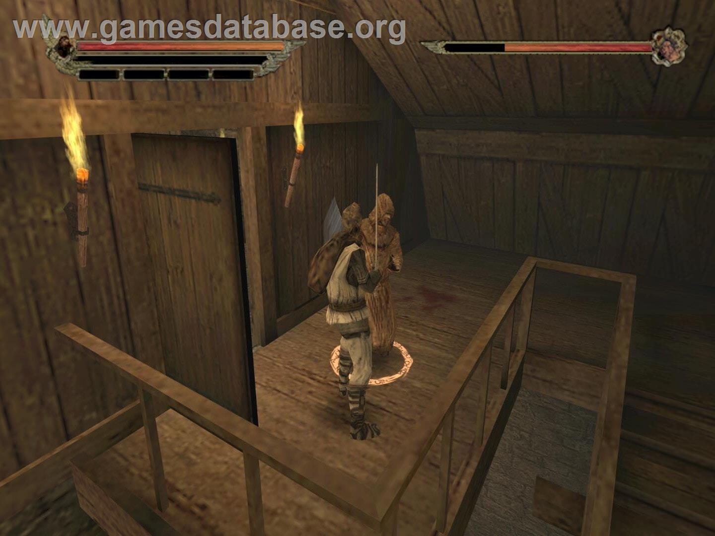 Knights of the Temple: Infernal Crusade - Nintendo GameCube - Artwork - In Game