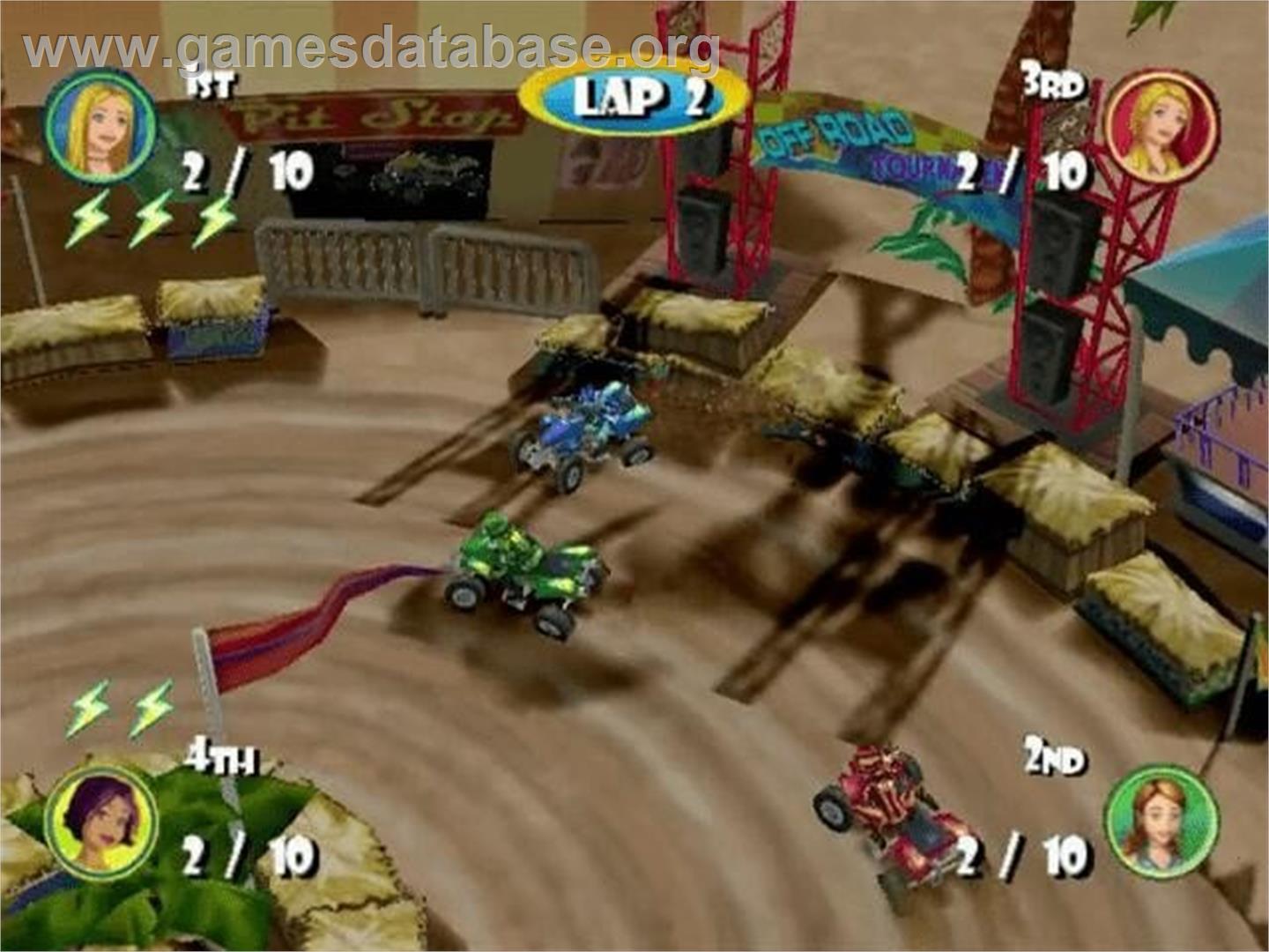 Mary-Kate and Ashley: Sweet 16: Licensed to Drive - Nintendo GameCube - Artwork - In Game