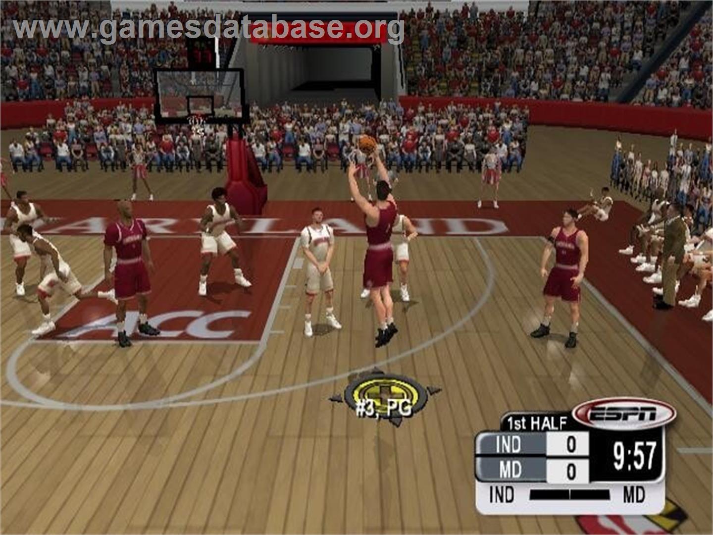 NCAA College Basketball 2K3 - Nintendo GameCube - Artwork - In Game
