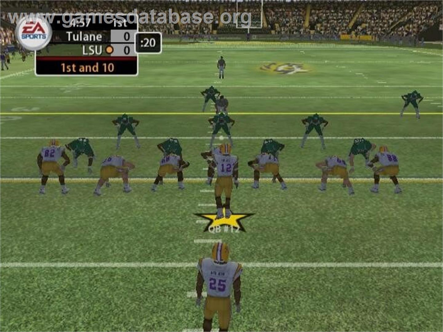 NCAA Football 2005 - Nintendo GameCube - Artwork - In Game