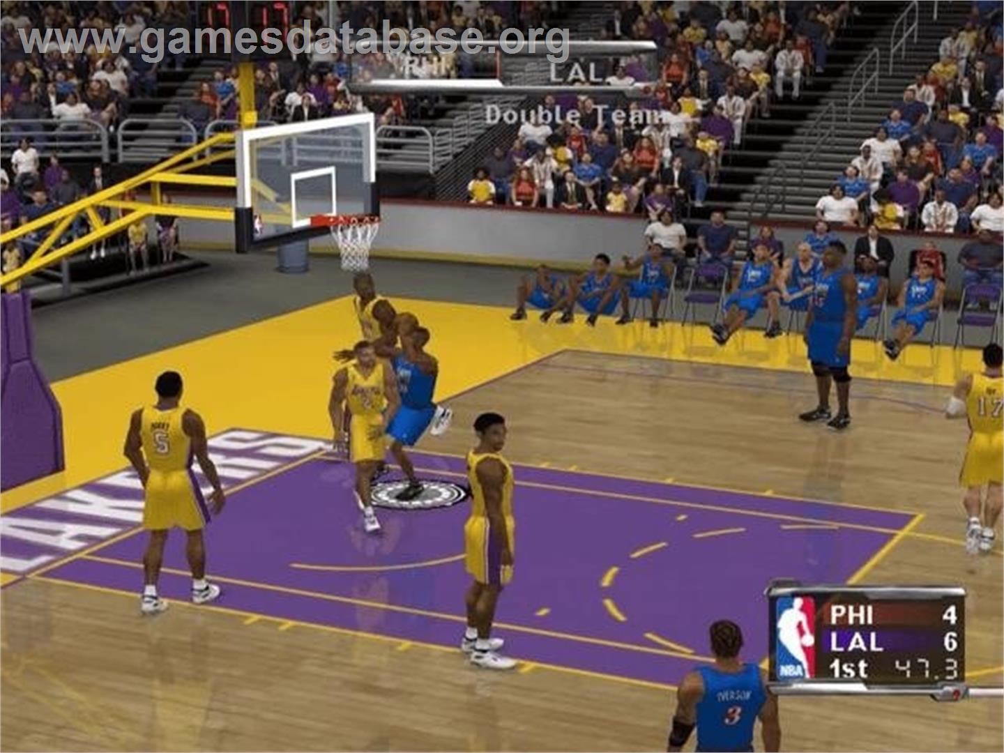 Nba Courtside 2002 - Nintendo GameCube - Artwork - In Game