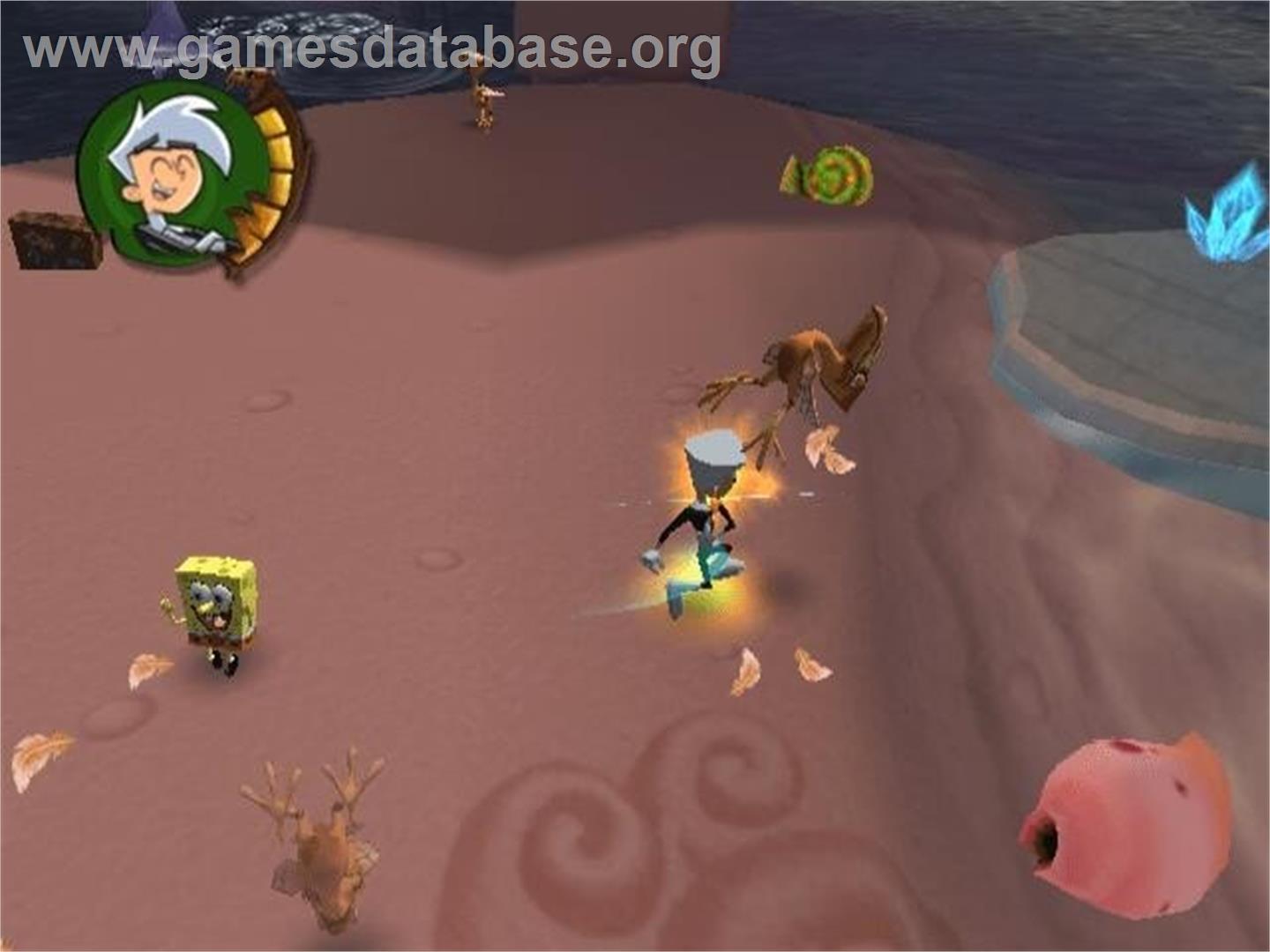 Nicktoons - Battle For Volcano Island - Nintendo GameCube - Artwork - In Game