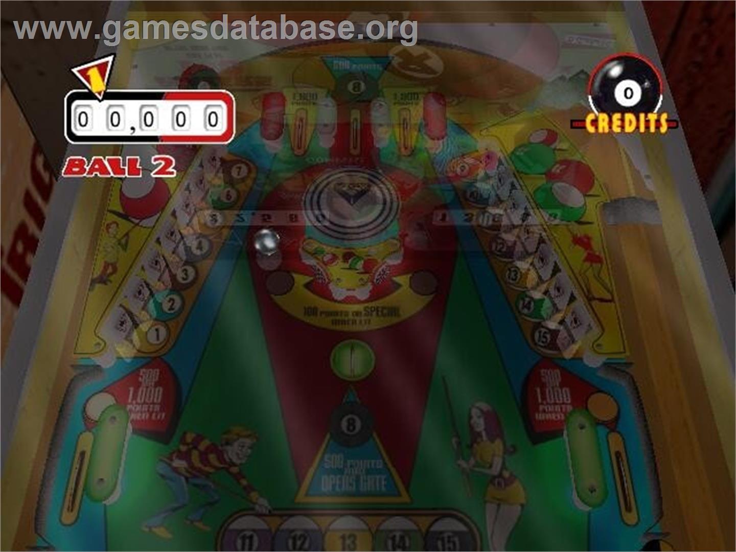 Pinball Hall of Fame: The Gottlieb Collection - Nintendo GameCube - Artwork - In Game