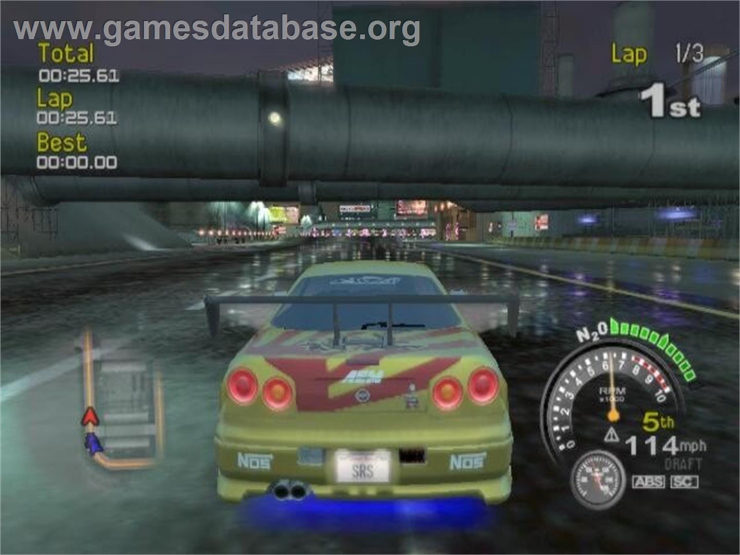 SRS: Street Racing Syndicate - Nintendo GameCube - Artwork - In Game