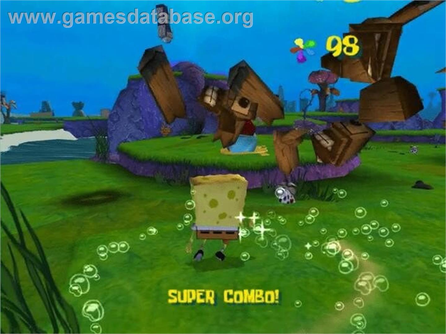 Spongebob Squarepants - Battle For Bikini Bottom - Nintendo GameCube - Artwork - In Game