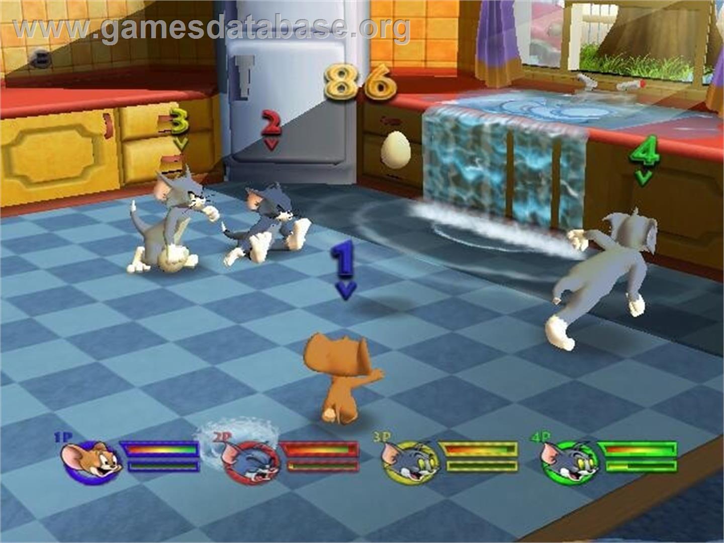 Tom And Jerry In War Of The Whiskers - Nintendo GameCube - Artwork - In Game