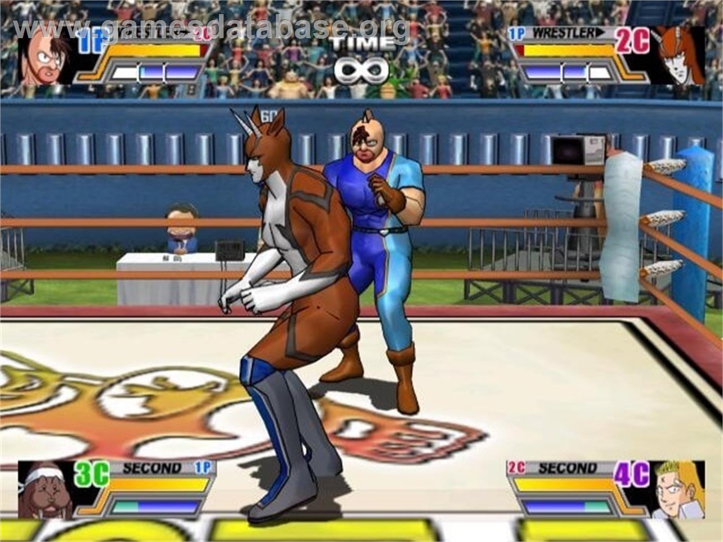 Ultimate Muscle - Legends Vs New Generation - Nintendo GameCube - Artwork - In Game