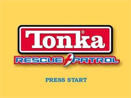 Title screen of Tonka - Rescue Patrol on the Nintendo GameCube.