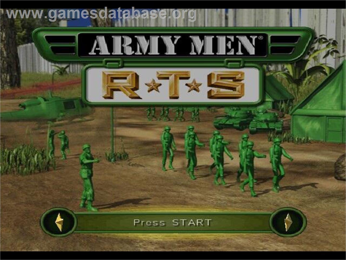 Army Men - RTS - Nintendo GameCube - Artwork - Title Screen