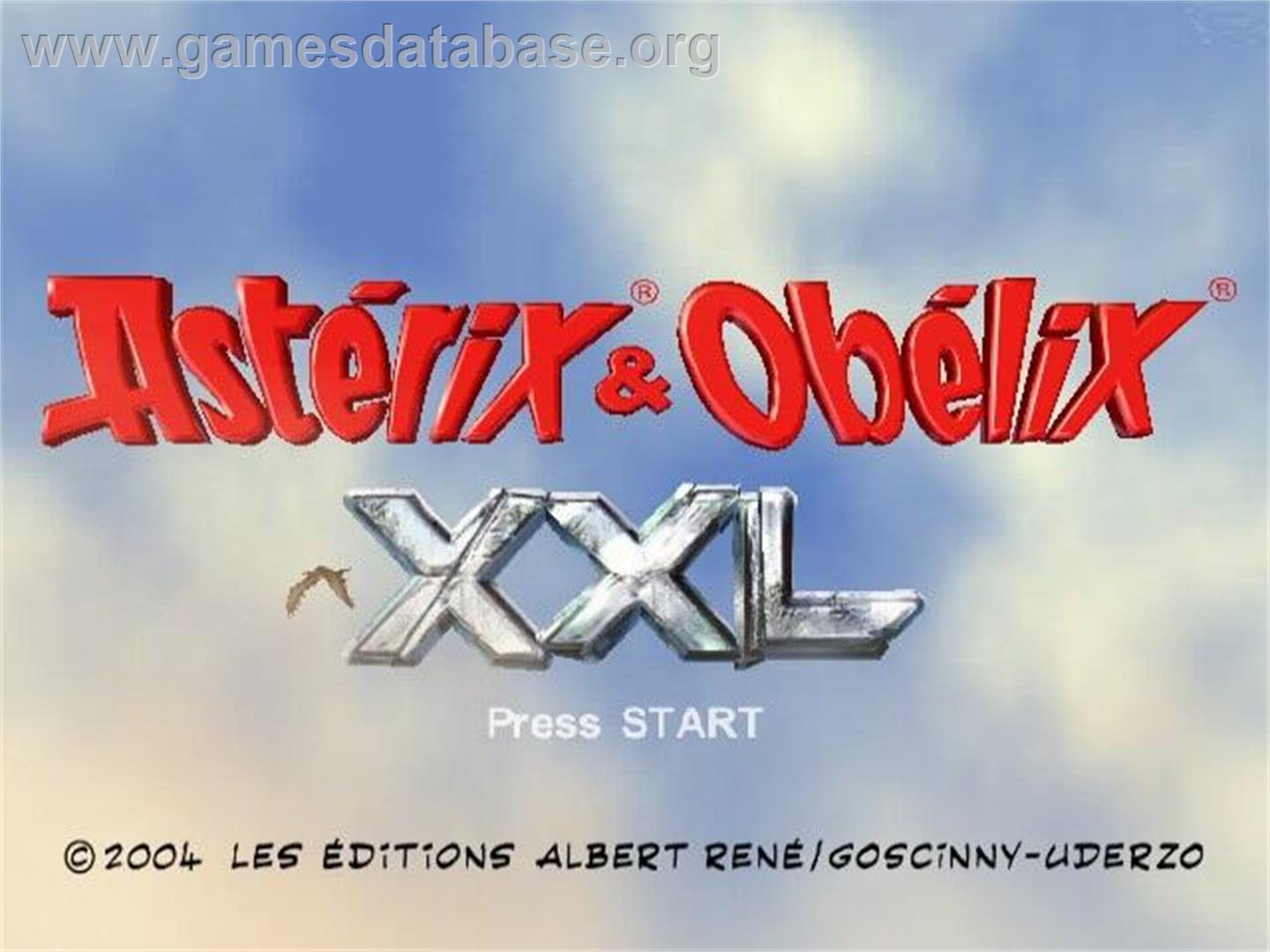 Astérix And Obélix XXL - Nintendo GameCube - Artwork - Title Screen