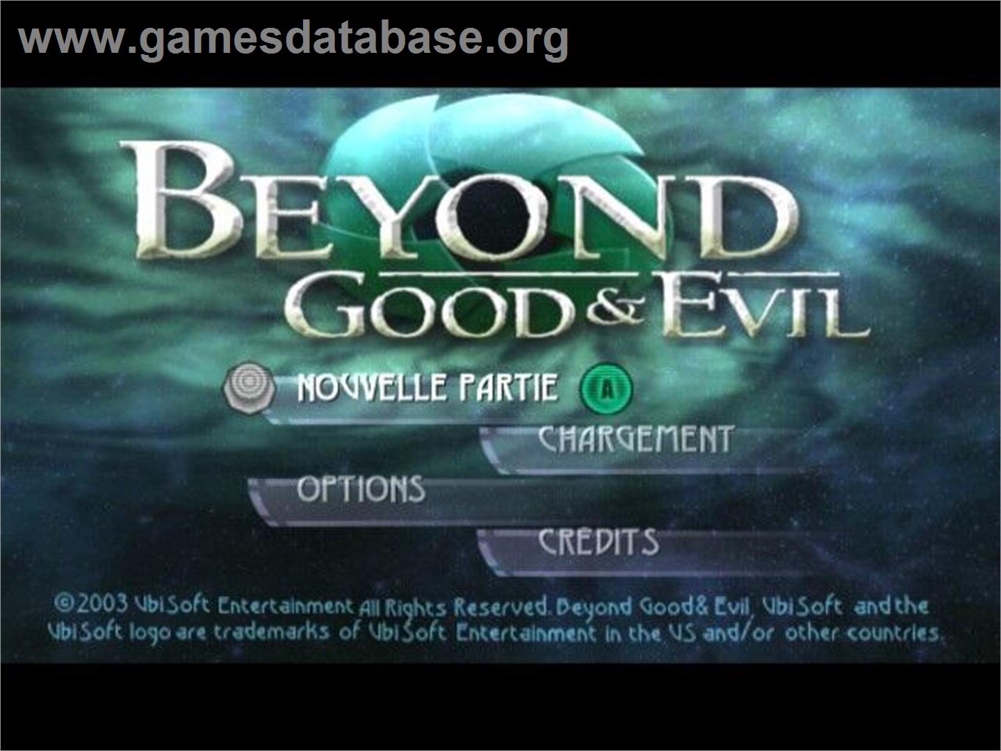Beyond Good & Evil - Nintendo GameCube - Artwork - Title Screen